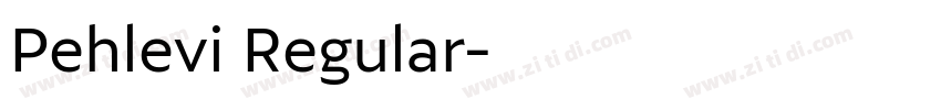 Pehlevi Regular字体转换